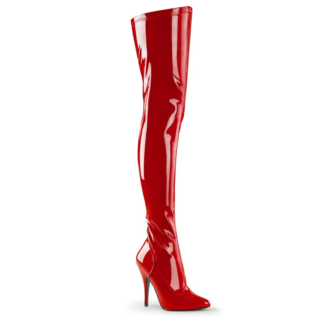 STIVALI SEXY IN VERNICE ROSSA SOPRA IL...