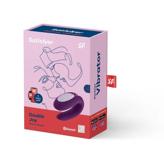 VIBRATORE PER GIOCHI DI COPPIA SEX TOY SATISFYER DOUBLE JOY