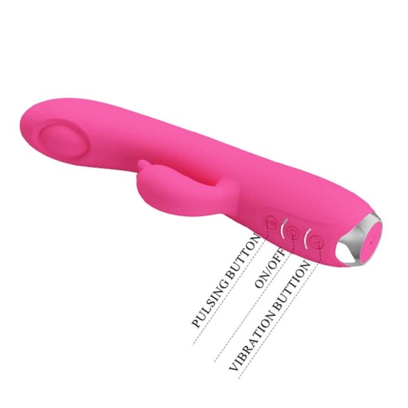VIBRATORE RABBIT SEX TOY PUNTO G PULSA E ASPIRA REGINA