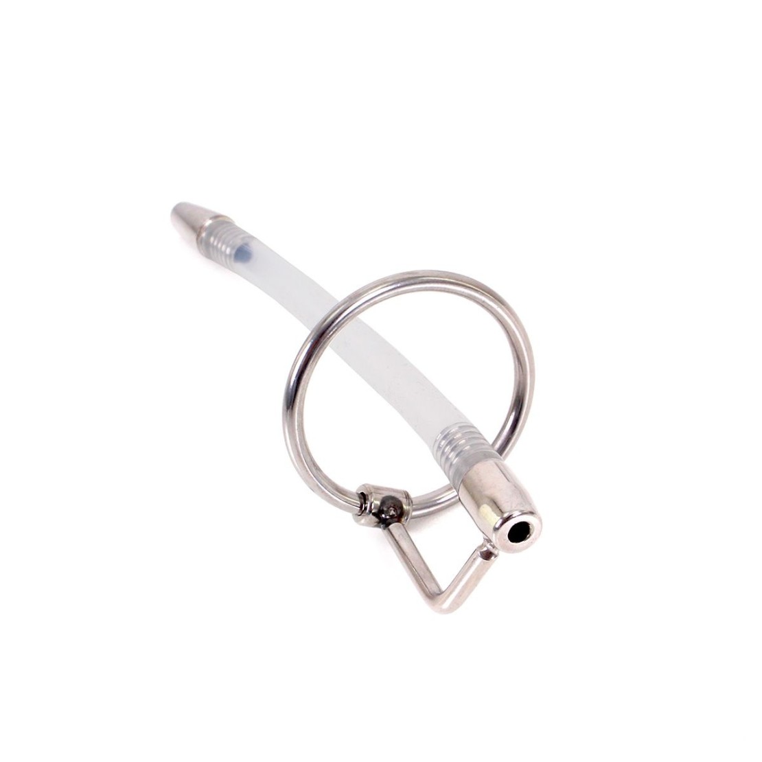 SONDA URETRALE CON ANELLO PER GLANDE SEX TOY...