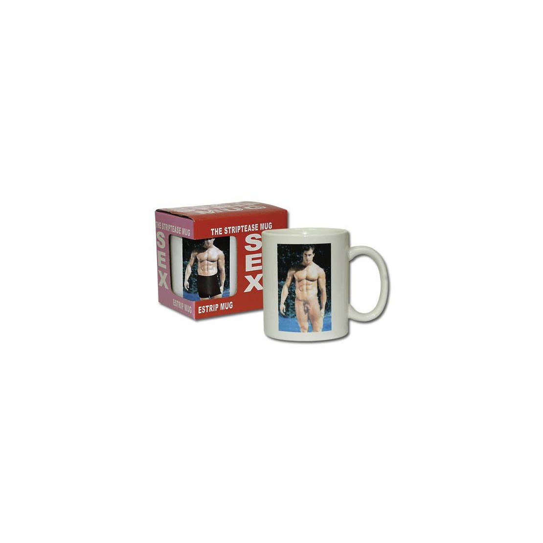 STRIP MUG TAZZA SPOGLIARELLO UOMO