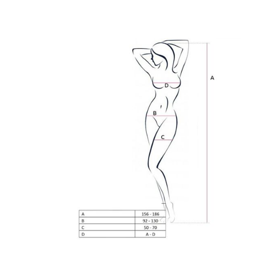 BODYSTOCKING SEXY PER DONNA A RETE APERTA SUL CAVALLO BS062