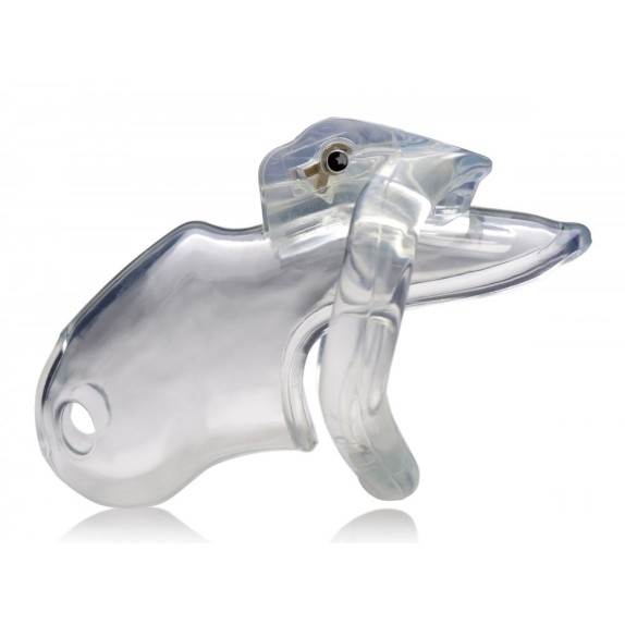 CINTURA GABBIA DI CASTITA' PER UOMO SEX TOY CLEAR CAPTOR