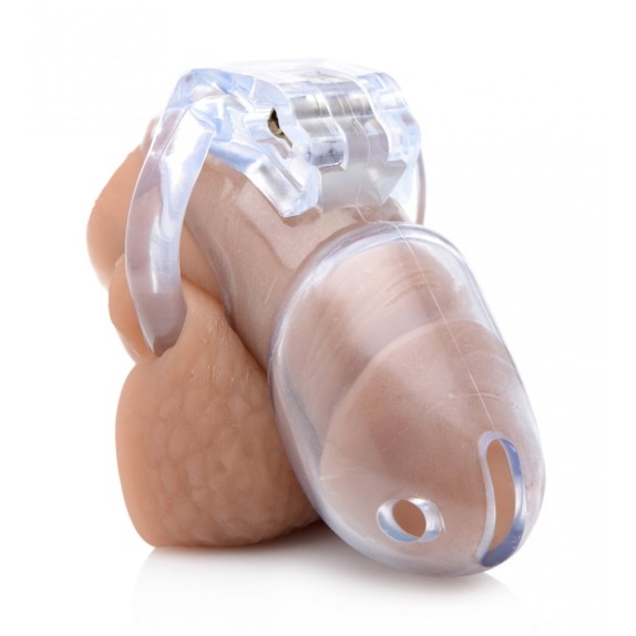 CINTURA GABBIA DI CASTITA' PER UOMO SEX TOY CLEAR CAPTOR