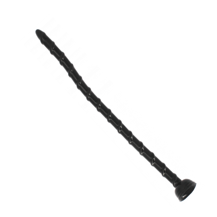 DILDO ANALE NERO CON VENTOSA SEX TOY CM. 43 SNAKESPEARE 2