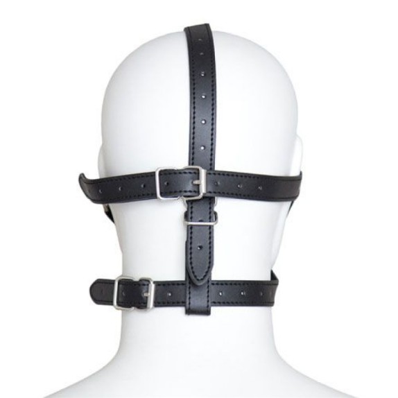BAVAGLIO BOCCA E BENDA OCCHI PER GIOCHI SADOMASO HEAD HARNESS