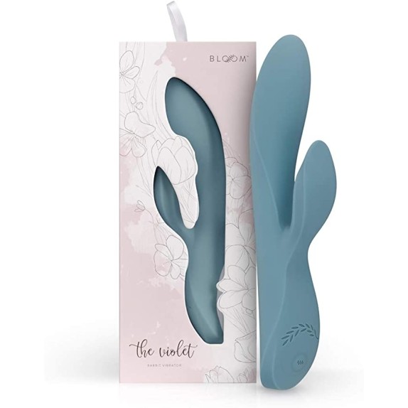 VIBRATORE RABBIT TOUCH SCREEN SEX TOY THE VIOLET BLOOM