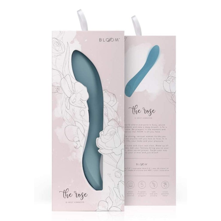 VIBRATORE VAGINALE PER PUNTO G SEX TOY THE ROSE BLOOM 2