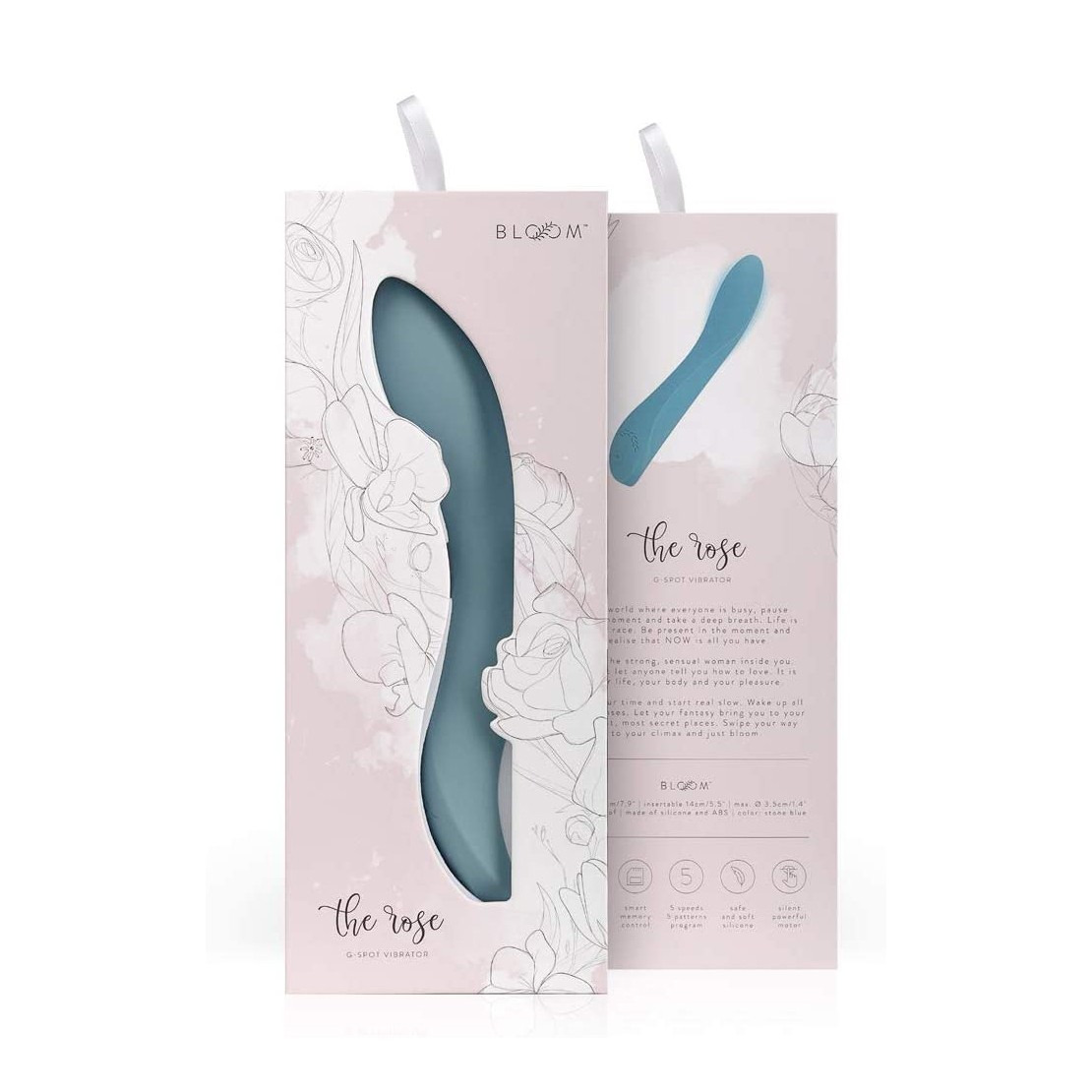 VIBRATORE VAGINALE PER PUNTO G SEX TOY THE ROSE...