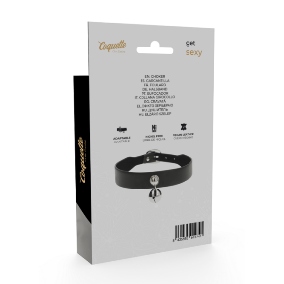COLLARINO SEXY PER DONNA CON PENDENTE JINGLE BELL