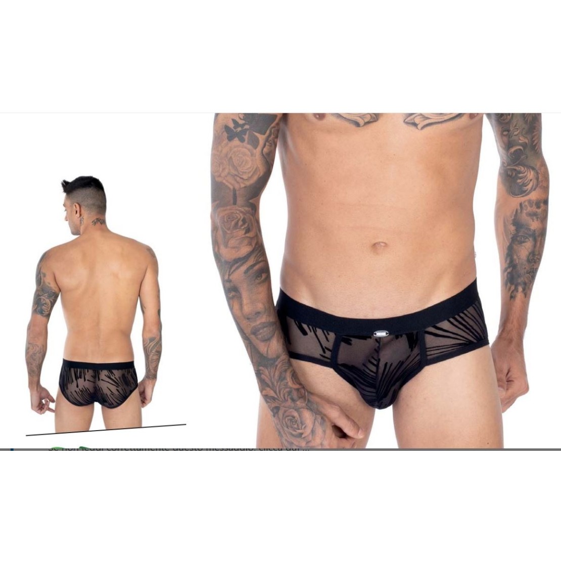 SLIP SEXY PER UOMO EFFETTO PUSH UP EROS VENEZIANI