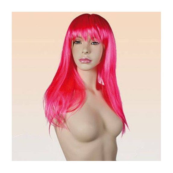 PARRUCCA SEXY LUNGA LISCIA CON FRANGIA
