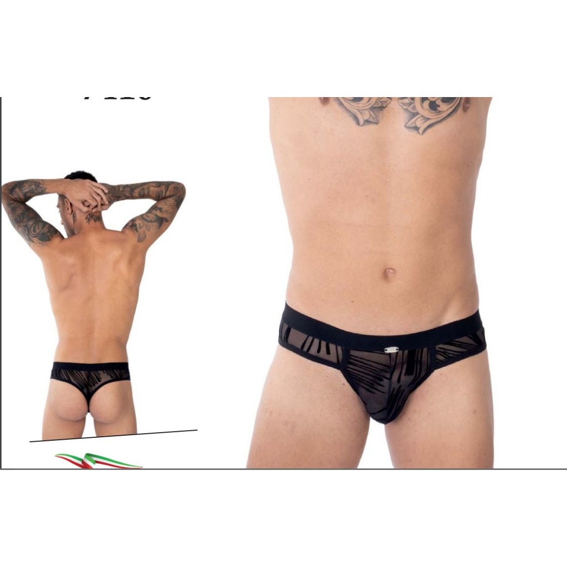 BRASILIANA SEXY PER UOMO CON VELLUTO EFFETTO...