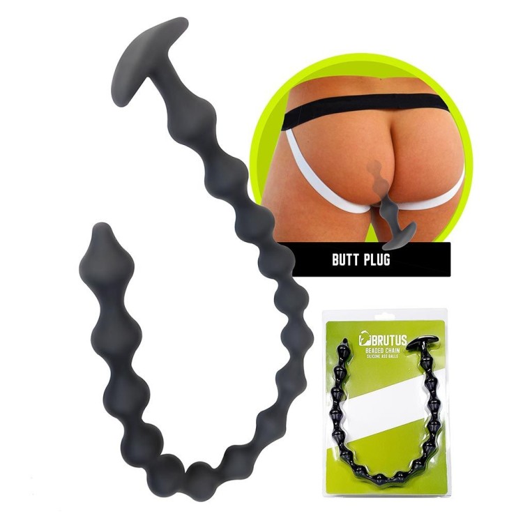 FILA DI PALLINE ANALI IN SILICONE SEX TOY BEADED CHAIN 2