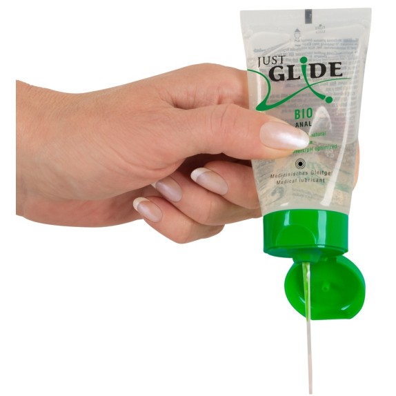 LUBRIFICANTE ANALE BIO A BASE D'ACQUA JUST GLIDE ML. 50