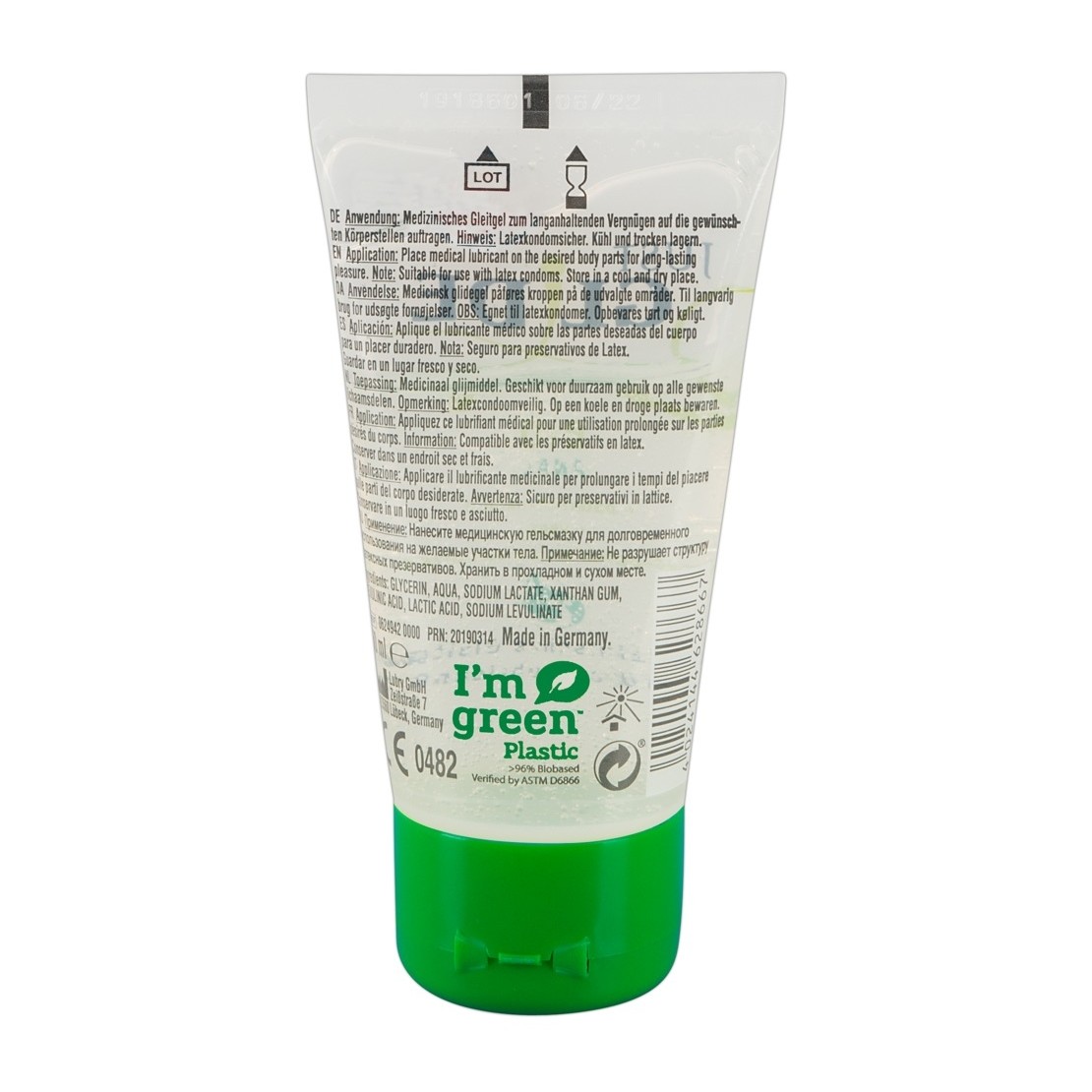 LUBRIFICANTE ANALE BIO A BASE D'ACQUA JUST...