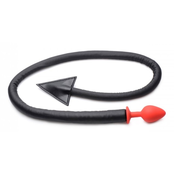 PLUG ANALE IN SILICONE CON CODA E CORNA SEX TOY DEVIL TAIL