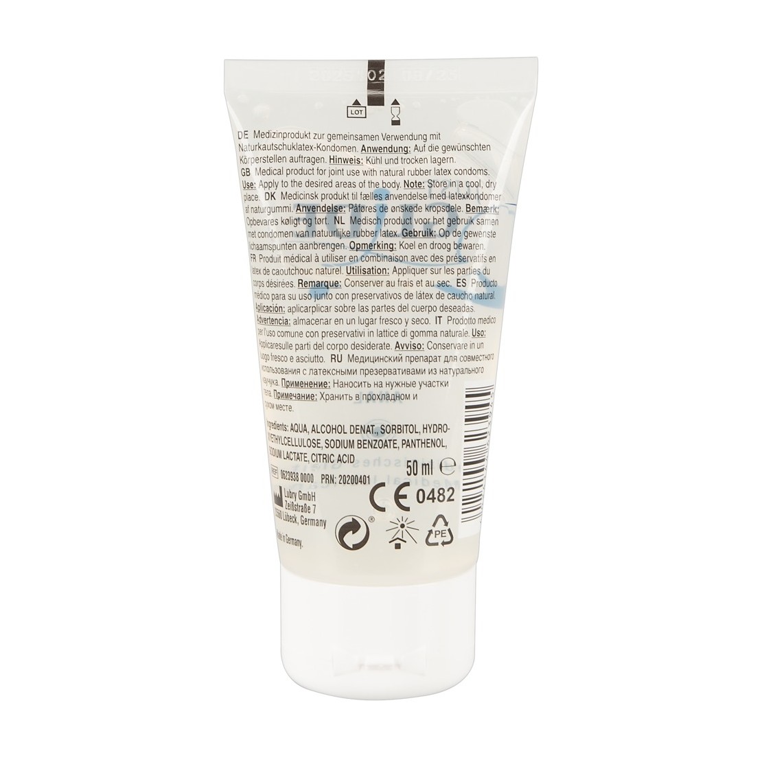 LUBRIFICANTE GEL ANALE A BASE D'ACQUA JUST...