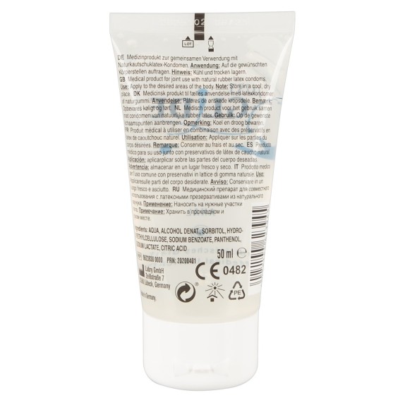 LUBRIFICANTE GEL ANALE A BASE D'ACQUA JUST GLIDE ML. 50