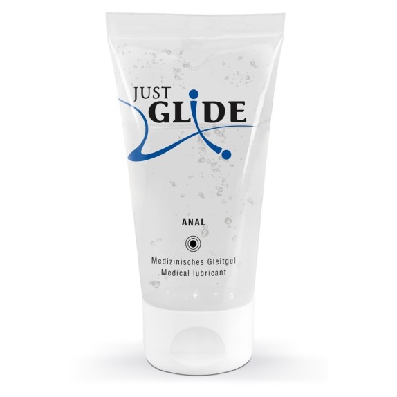 LUBRIFICANTE GEL ANALE A BASE D'ACQUA JUST GLIDE ML. 50