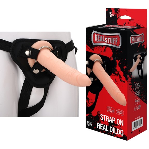 FALLO INDOSSABILE STRAP-ON PER DONNA SEX TOY CM. 18