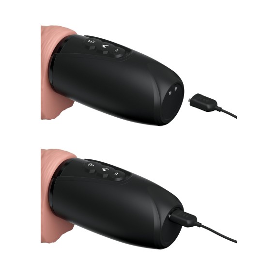 VIBRATORE REALISTICO SCALDANTE CON SPINTA SEX TOY TRIPLE THREAT