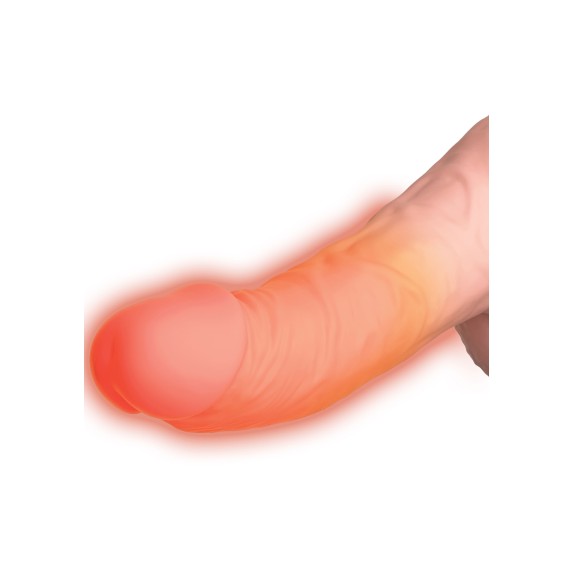 VIBRATORE REALISTICO SCALDANTE CON SPINTA SEX TOY TRIPLE THREAT