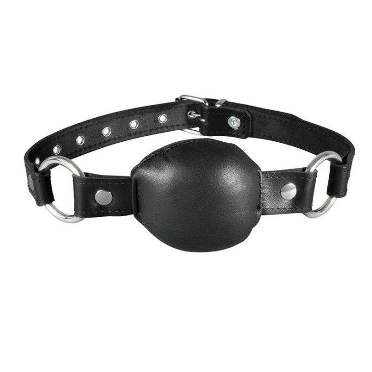 BAVAGLIO MORSO PER GIOCHI SADOMASO SEX TOY SILENCE BLACK 2