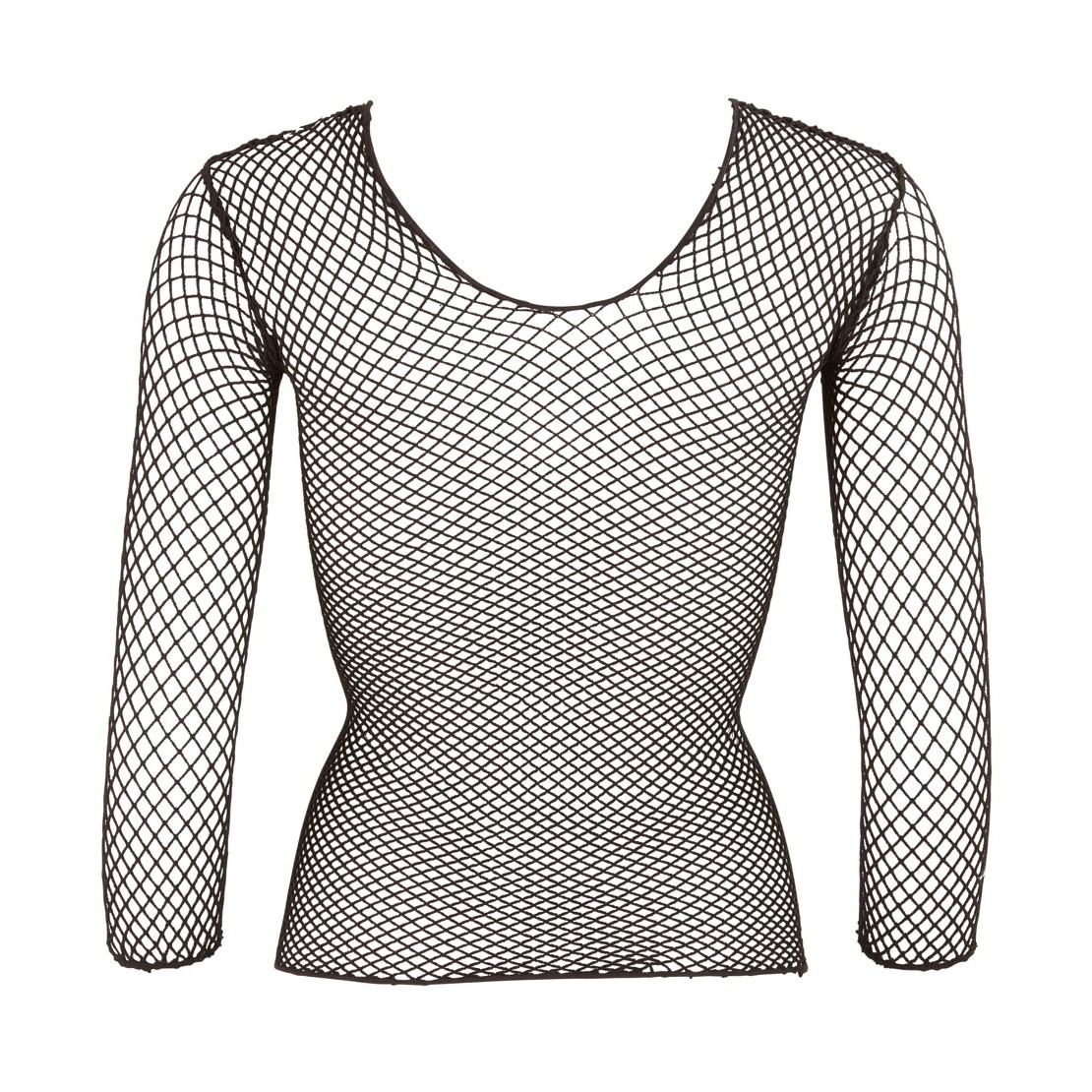 MAGLIA SEXY NERA A RETE PER DONNA