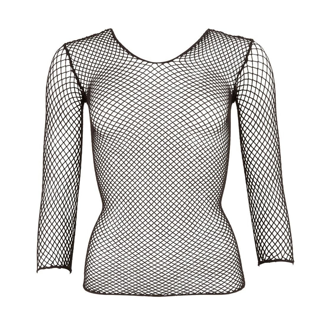 MAGLIA SEXY NERA A RETE PER DONNA