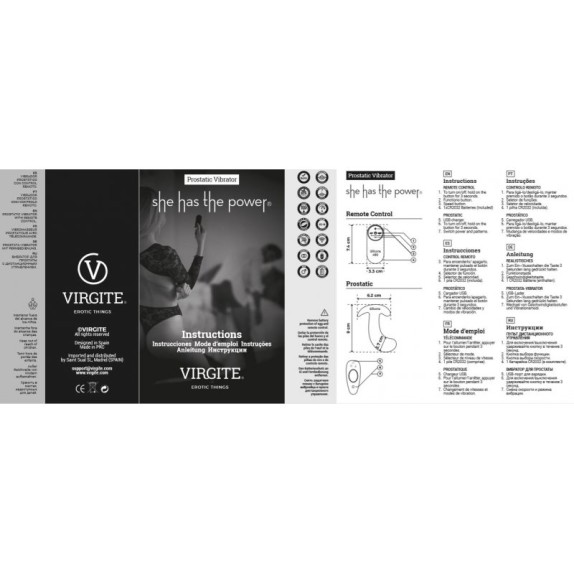 VIBRATORE PROSTATICO CON TELECOMANDO SEX TOY