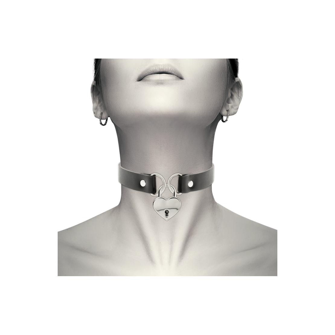 COLLARINO SEXY PER DONNA CON CUORE IN METALLO E...