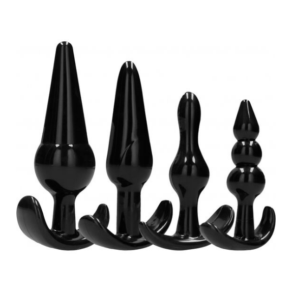 KIT PLUGS ANALI MORBIDI QUATTRO PEZZI SEX TOY ADDICTED