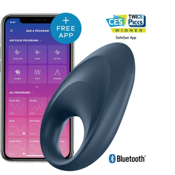 ANELLO VIBRANTE CON APPLICAZIONE SEX TOY MIGHTY ONE