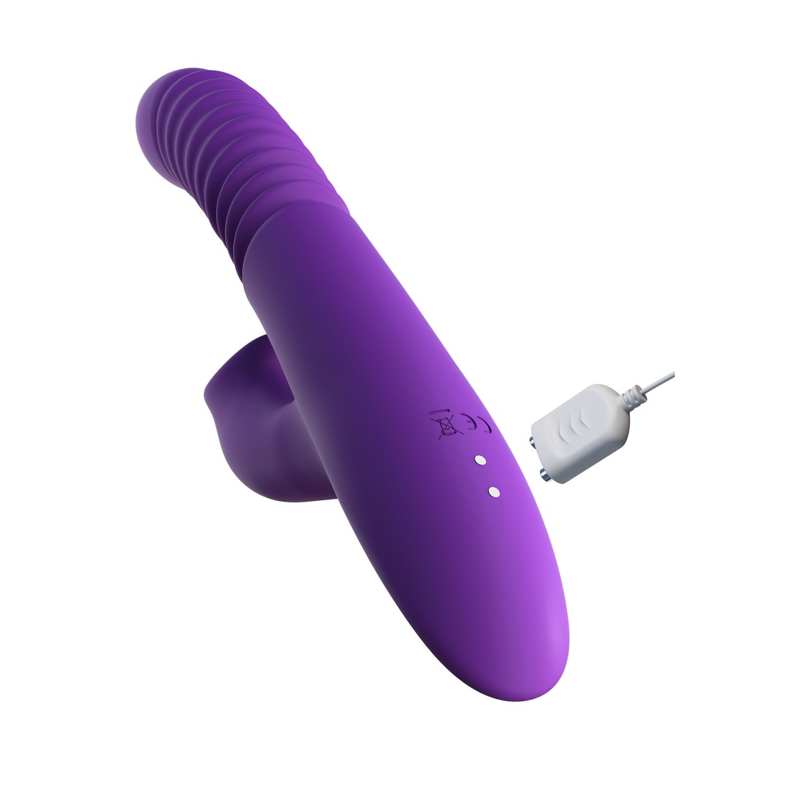 VIBRATORE RABBIT SCALDANTE CON SPINTA E ROTAZIONE
