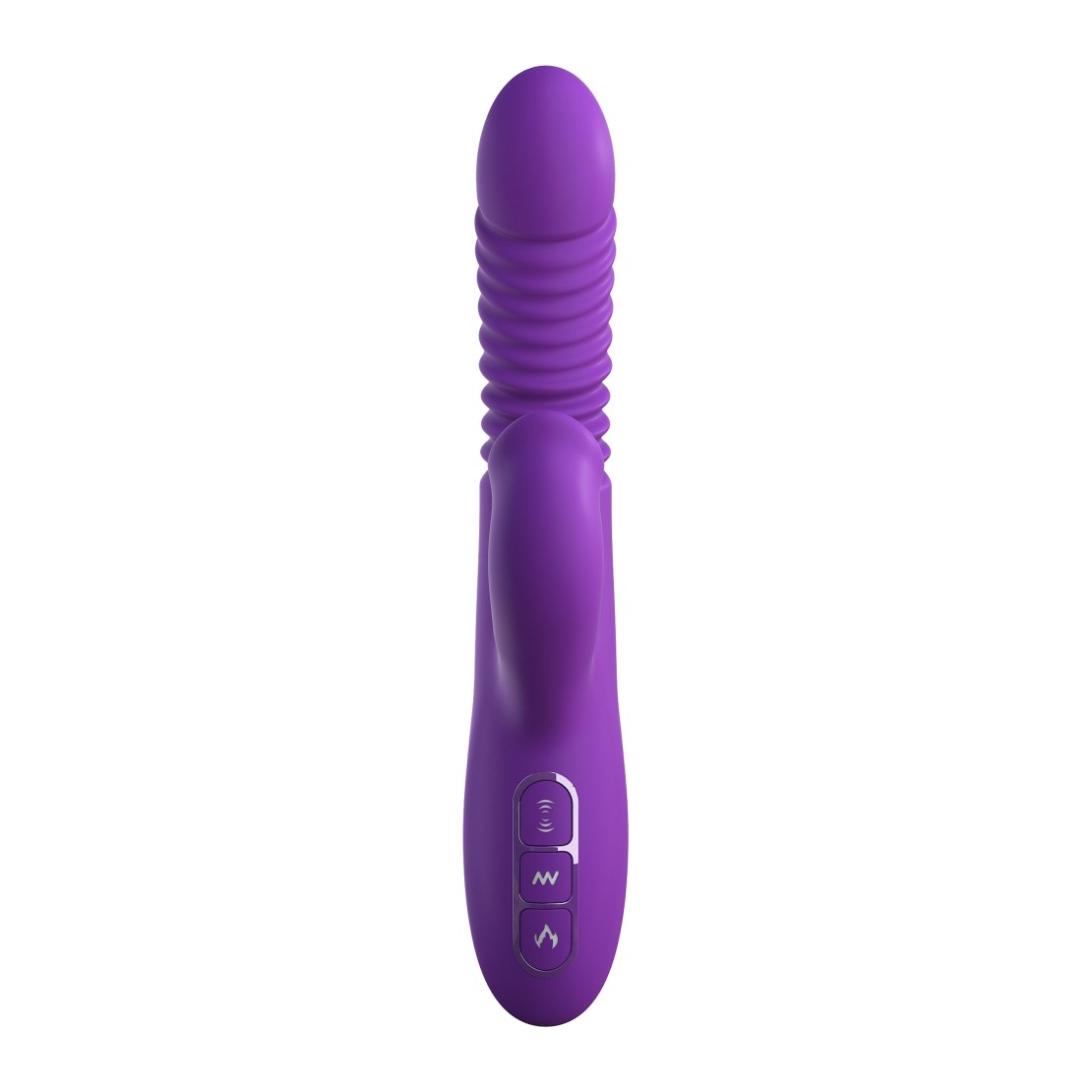 VIBRATORE RABBIT SCALDANTE CON SPINTA E ROTAZIONE