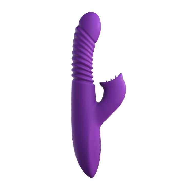 VIBRATORE -DOPPIO-RABBIT SCALDANTE CON SPINTA E ROTAZIONE 2