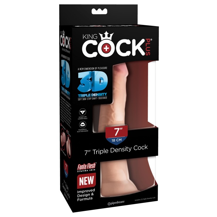 FALLO-DILDO REALISTICO TRIPLA DENSITA' SEX TOY CM. 20...