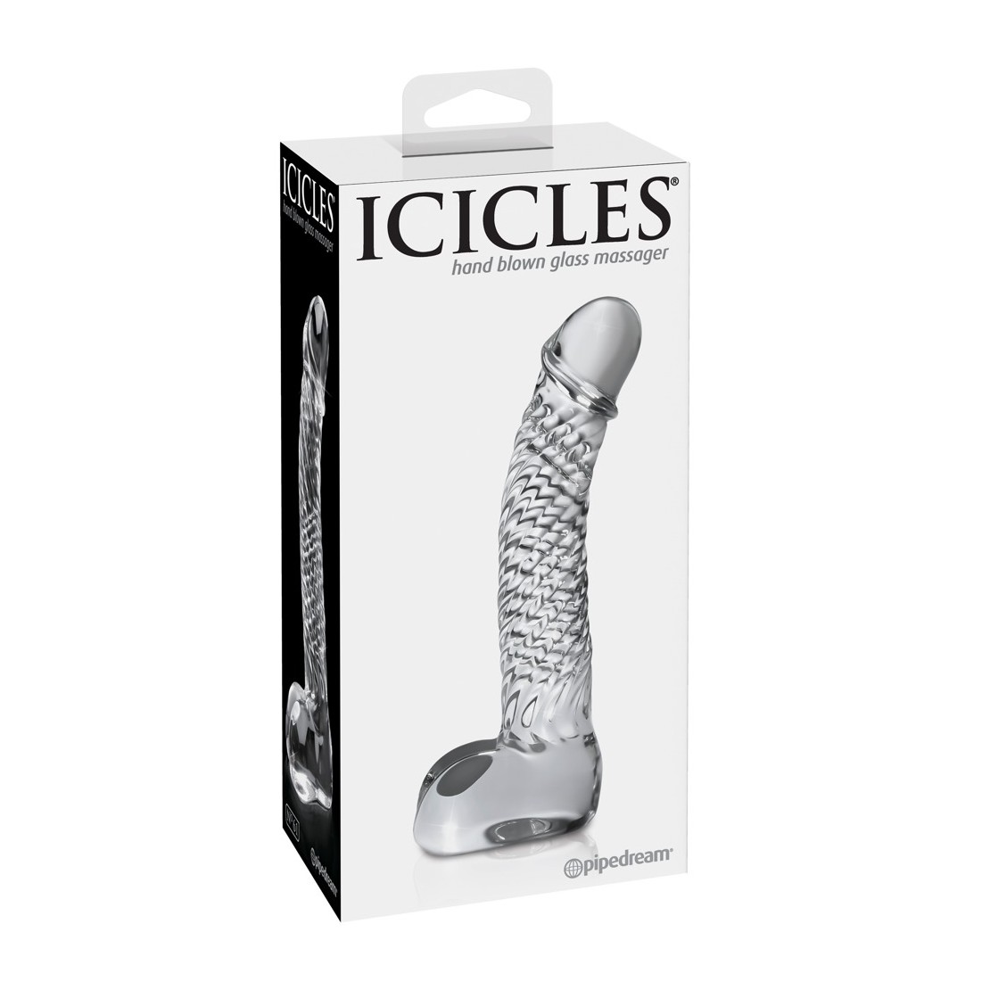 FALLO IN VETRO CON MOTIVO A SPIRALE ICICLES
