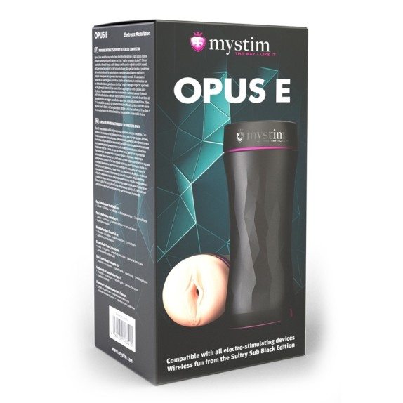 MASTURBATORE PER UOMO SEX TOY VAGINA MYSTIM OPUS E