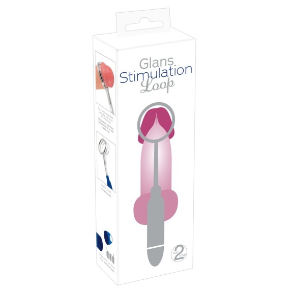 VIBRATORE AD ANELLO PER IL GLANDE SEX TOY PER LA MASTURBAZIONE GLAN STIMULATION LOOP