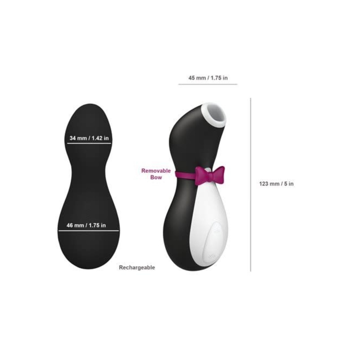 SUCCHIA-ASPIRA CLITORIDE SEX TOY PENGUIN SATISFYER
