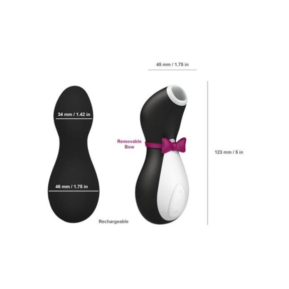 SUCCHIA-ASPIRA CLITORIDE SEX TOY PENGUIN SATISFYER