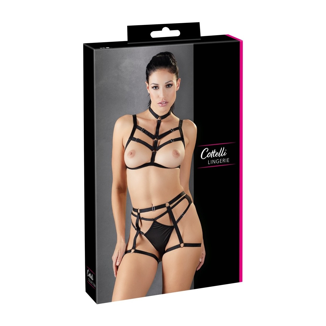 COMPLETO INTIMO SEXY PER DONNA SET TRE PEZZI...