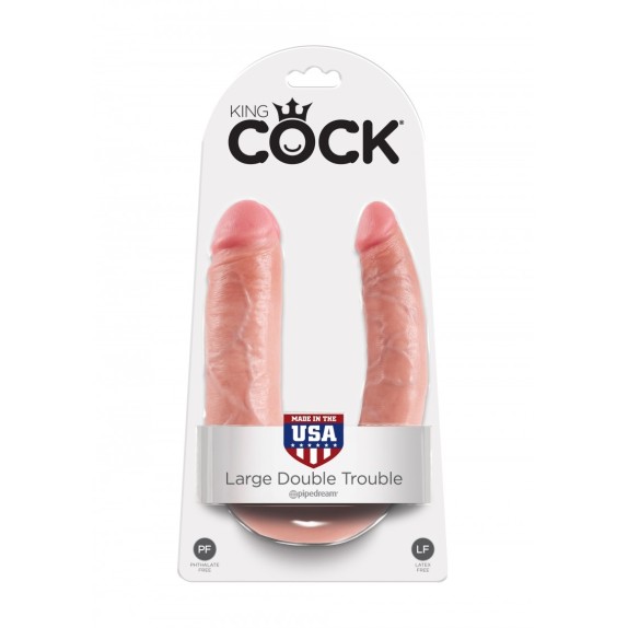 FALLO DOPPIA TESTA SEX TOY REALISTICO DOUBLE TROUBLE