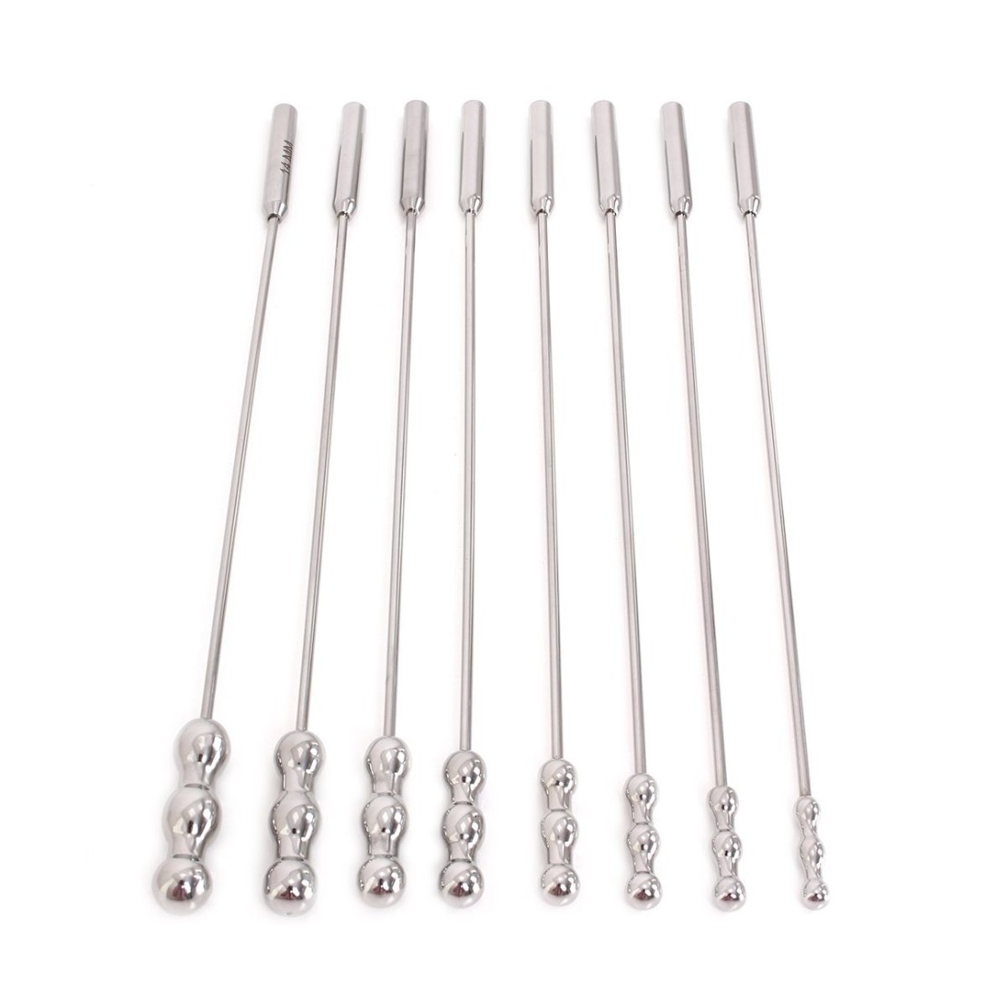 KIT OTTO SONDE URETRALI IN ACCIAO SEX TOY...