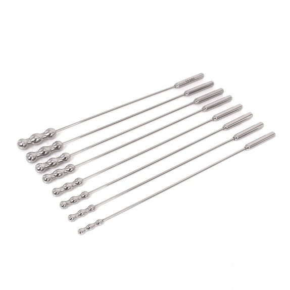 KIT SONDE URETRALI IN ACCIAO SEX TOY DILATOR BEADS
