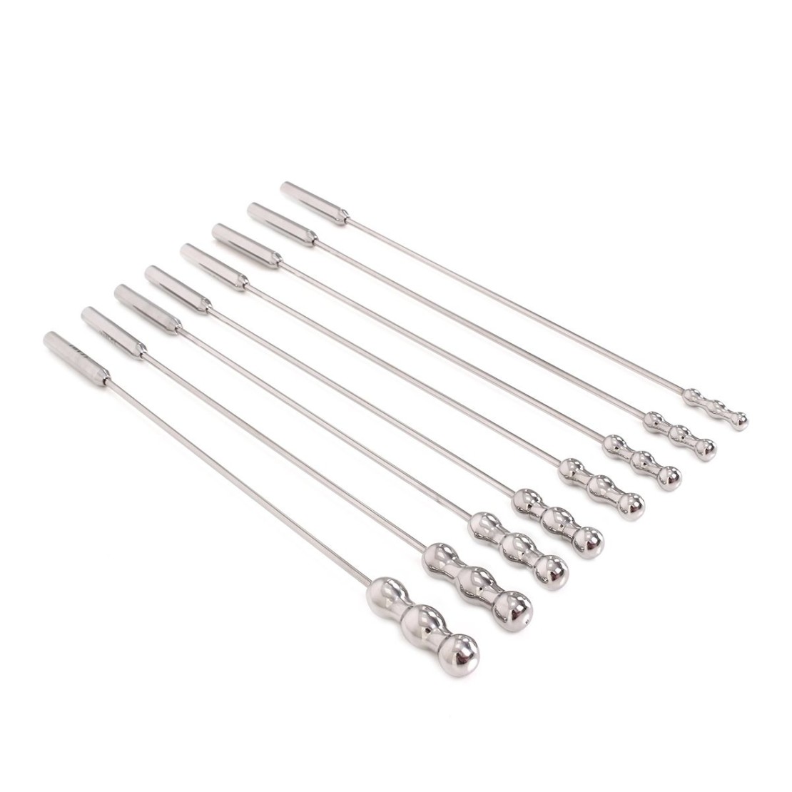 KIT SONDE URETRALI IN ACCIAO SEX TOY DILATOR BEADS