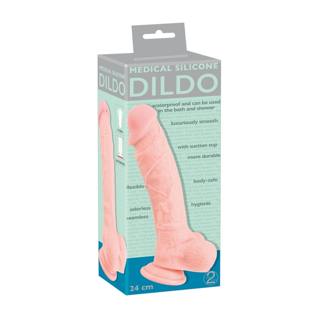 FALLO ULTRA REALISTICO SEX TOY CM. 24 CON VENTOSA