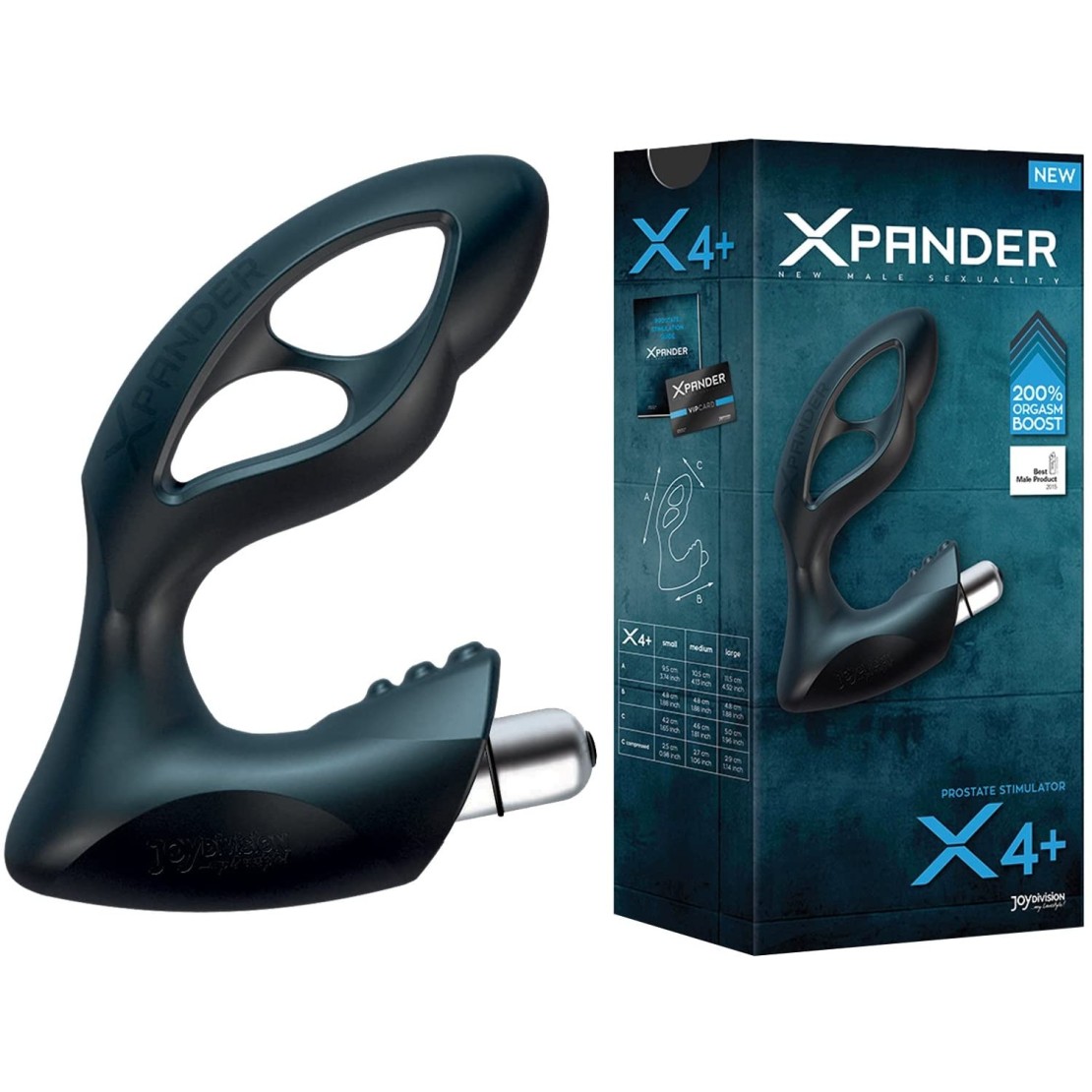 STIMOLATORE PROSTATICO VIBRANTE SEX TOY XPANDER...